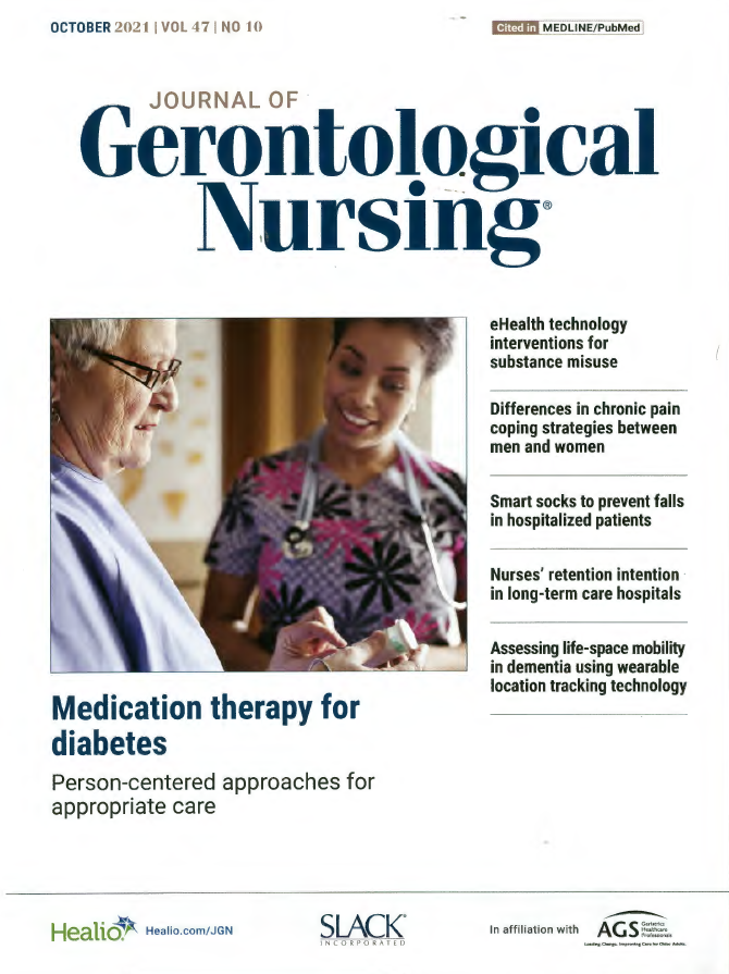 Journal of Gerontological Nursing  september  2021 Vol.47 No.10