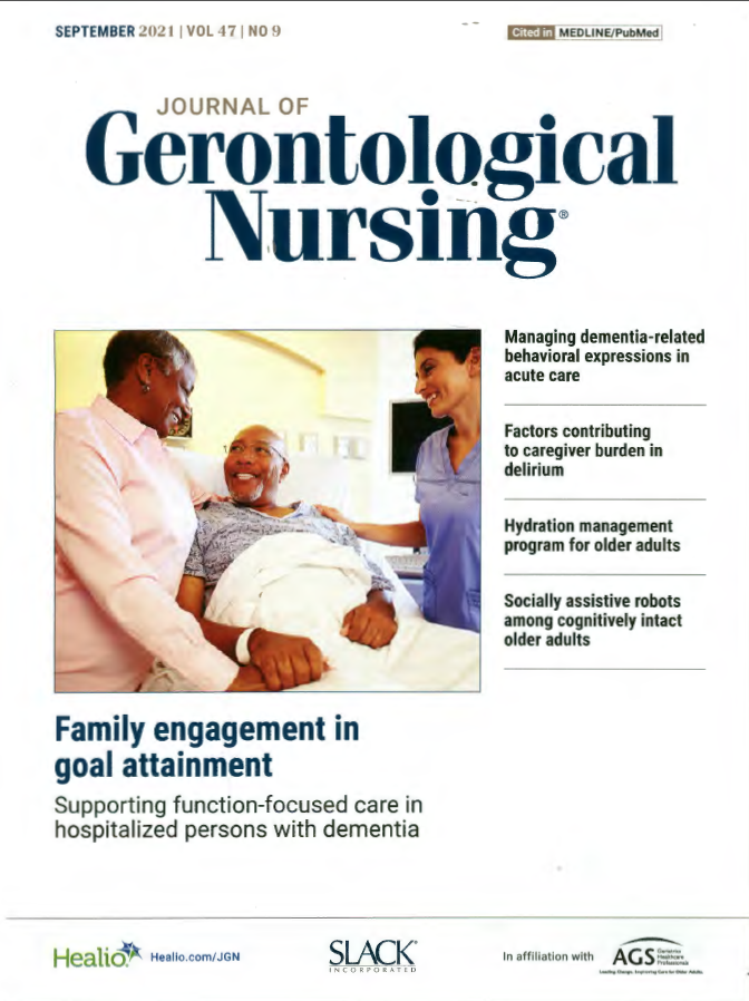 Journal of Gerontological Nursing  september  2021 Vol.47 No.9
