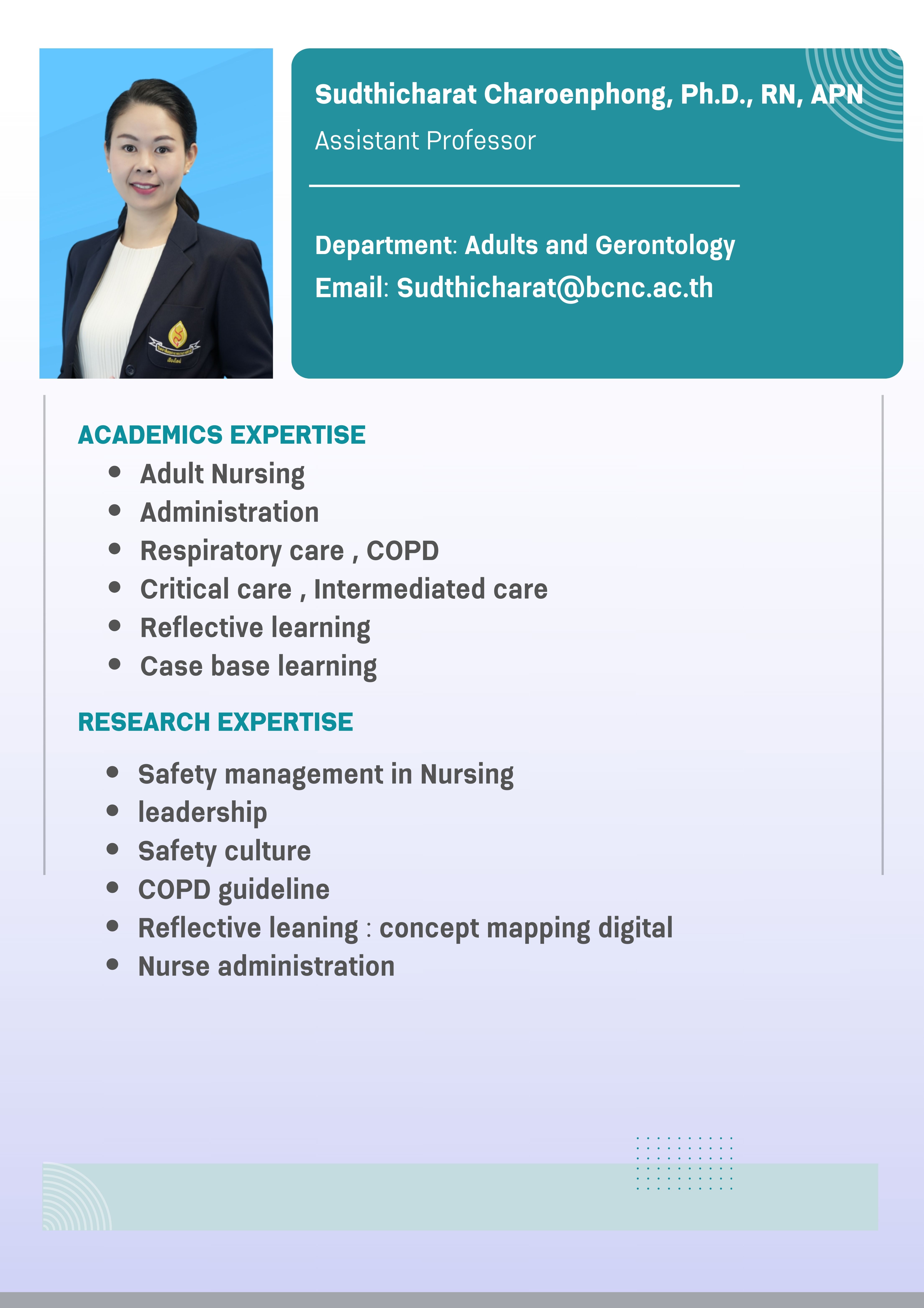 Faculty Profile 13