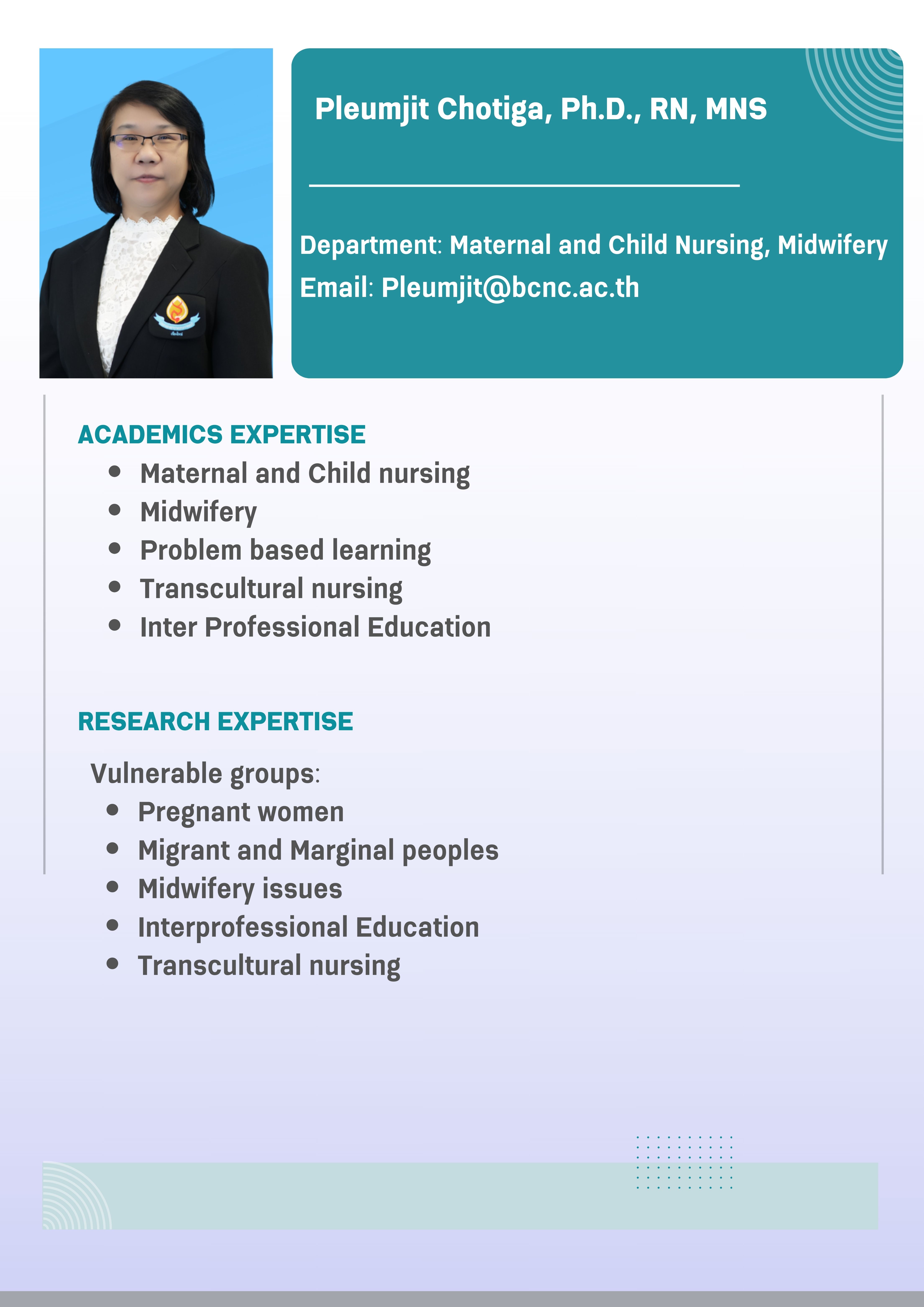Faculty Profile 14